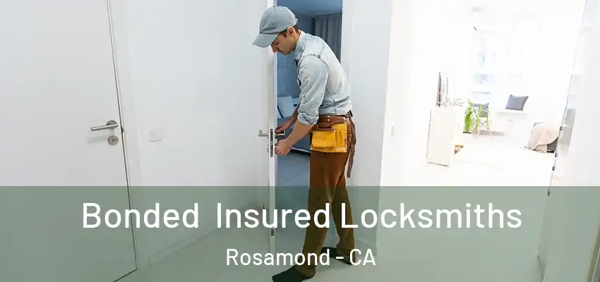  Bonded Insured Locksmiths Rosamond - CA