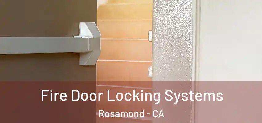  Fire Door Locking Systems Rosamond - CA