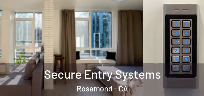  Secure Entry Systems Rosamond - CA